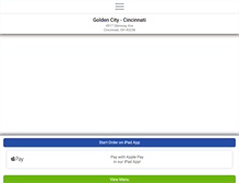 Tablet Screenshot of goldencitycincinnati.com